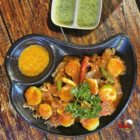 Gân bò trộn thái cóc non