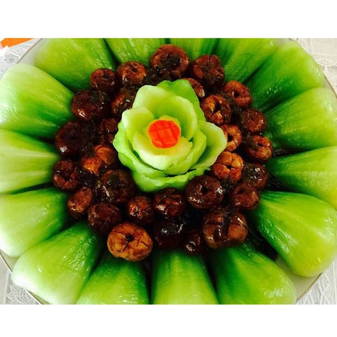 Cải thìa xào dầu hàu