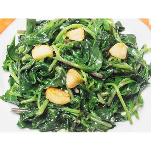 Rau rừng gia lai xào tỏi