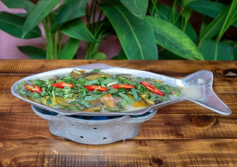 Cá đuối om hoa chuối