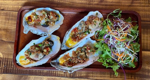 Hàu nướng ngọc kê