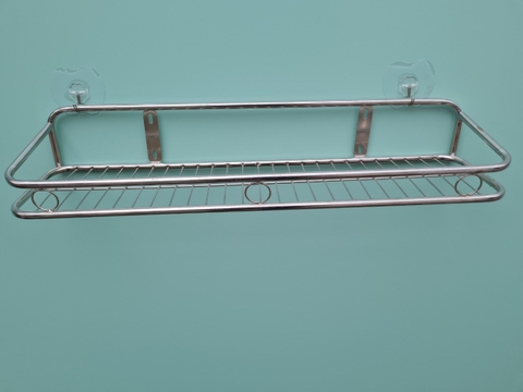 Kệ gia vị ống treo 1 tầng inox 201