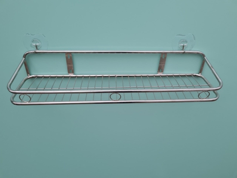 Kệ gia vị ống treo 1 tầng inox 201