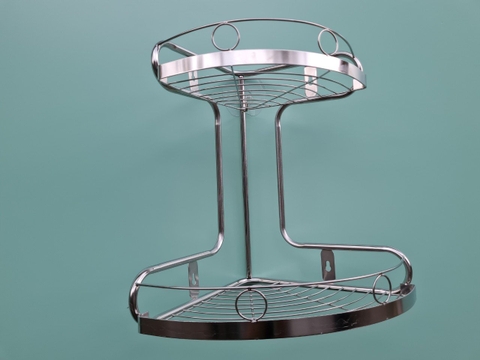 Góc la sole 2 tầng 20x25x34 inox 201