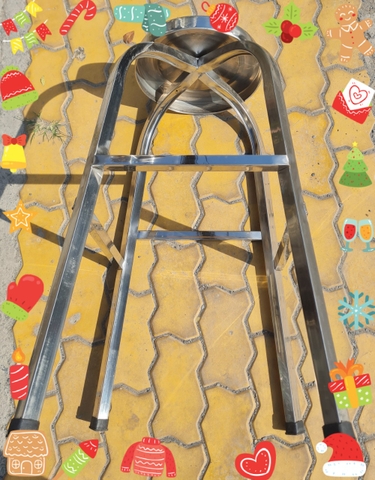 ghế nhang vuông ống 25