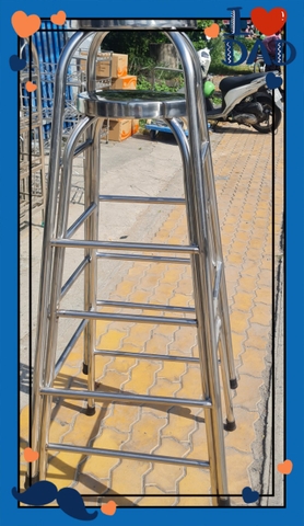 ghế nhang ống tròn inox phi 25