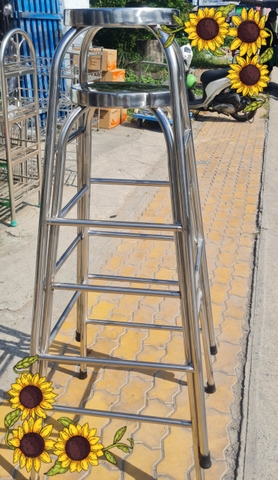 ghế nhang ống tròn inox phi 25