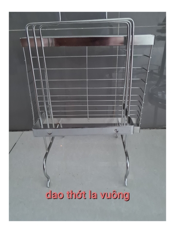 kệ máng dao la 2 thớt vuông