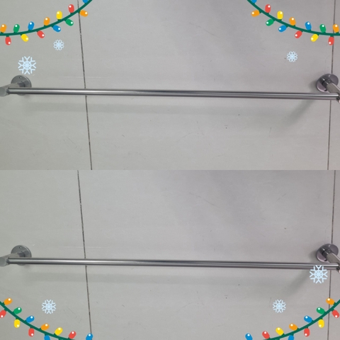 máng khăn đơn inox ống 16