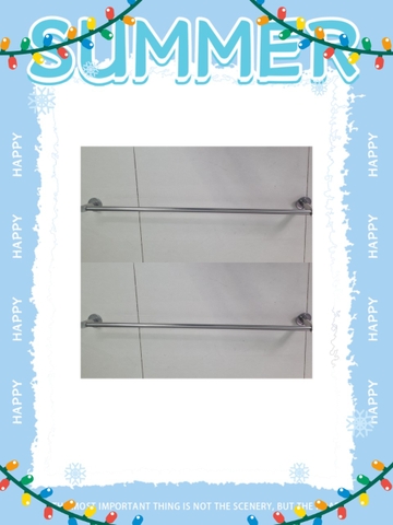 máng khăn đơn inox ống 16