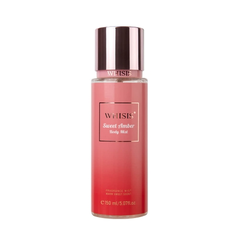 Whisis Sweet Amber Body Mist Xịt Thơm cơ thể hương Hổ Phách Ngọt Ngào.