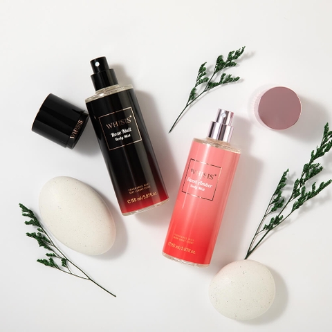 Whisis Sweet Amber Body Mist Xịt Thơm cơ thể hương Hổ Phách Ngọt Ngào.