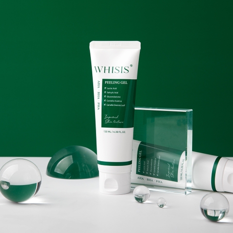 WHISIS AHA, BHA, PHA Peeling gel. Gel Tẩy Tế Bào Da Chết WHISIS Chứa AHA, BHA, PHA
