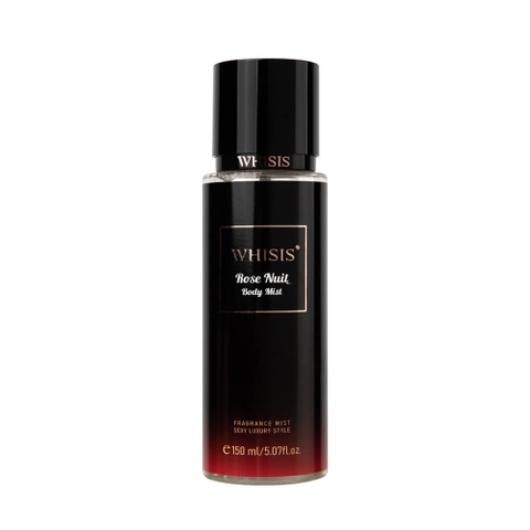 Whisis Rose Nuit Body Mist Xịt Thơm cơ thể hương Hoa Hồng Quyến Rũ.