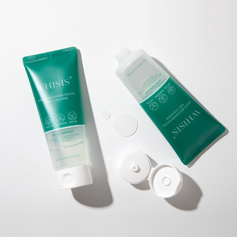 WHISIS AHA & BHA Home Facial Gel Cleanser Gel Rửa Mặt WHISIS AHA & BHA