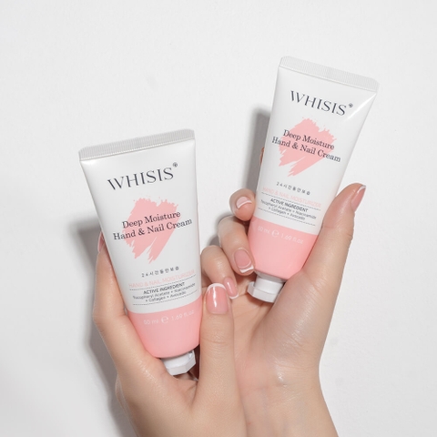 WHISIS Deep Moisture Hand & Nail Cream Kem dưỡng ẩm sâu cho tay và móng WHISIS