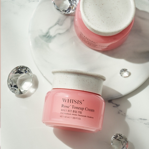 WHISIS Rose Toneup Cream Kem dưỡng nâng tông da WHISIS