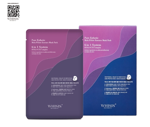 WHISIS Pure Esthetic Mela White Essence Mask Pack Mặt Nạ Tinh Chất Trắng Da Mela Thẩm Mỹ Thuần Khiết 1 hộp / 10 miếng