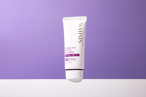 Whisis Esthetic Aura Tone-Up Sun Shield Kem chống nắng dưỡng sáng Whisis Aura Tone-Up ( Exosome Biome 365™)