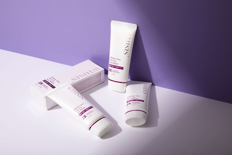 Whisis Esthetic Aura Tone-Up Sun Shield Kem chống nắng dưỡng sáng Whisis Aura Tone-Up ( Exosome Biome 365™)