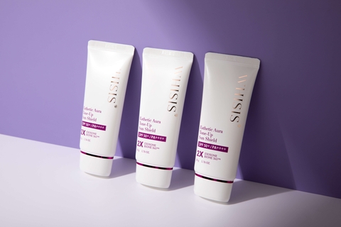 Whisis Esthetic Aura Tone-Up Sun Shield Kem chống nắng dưỡng sáng Whisis Aura Tone-Up ( Exosome Biome 365™)