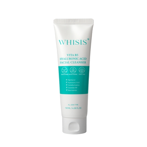 WHISIS Vita B5 Hyaluronic Acid Facial Cleanser Sữa Rửa Mặt WHISIS chứa Vitamin B5 & Hyaluronic Acid