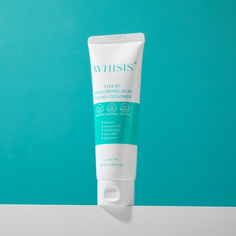 WHISIS Vita B5 Hyaluronic Acid Facial Cleanser Sữa Rửa Mặt WHISIS chứa Vitamin B5 & Hyaluronic Acid