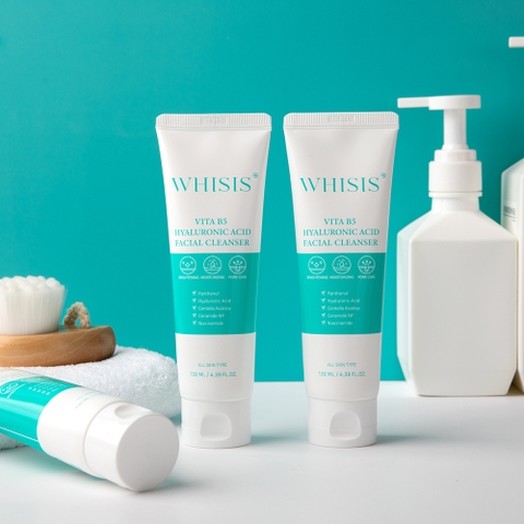 WHISIS Vita B5 Hyaluronic Acid Facial Cleanser Sữa Rửa Mặt WHISIS chứa Vitamin B5 & Hyaluronic Acid