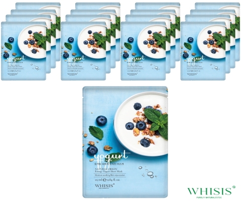 Whisis Nature Origin Energy Yogurt Sheet Mask Mặt Nạ Sữa Chua Nature Origin Energy