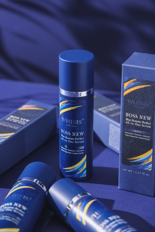 Whisis For Men Boss New Blue Homme Perfect All –in- one Serum  SERUM ĐA NĂNG DƯỠNG DA DÀNH CHO NAM 150ml