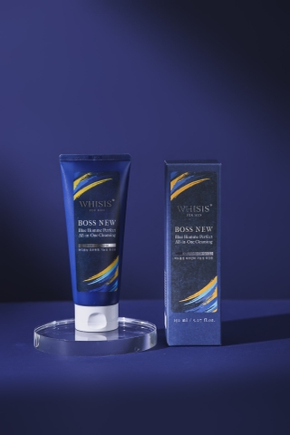 Whisis For Men Boss New Blue Homme Perfect All-in-One Cleansing  SỮA RỬA MẶT NAM DÀNH CHO DA MỤN