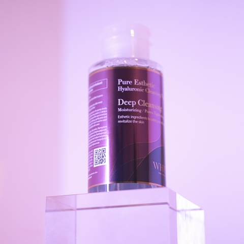 WHISIS Pure Esthetic Hyaluronic Cleansing water Nước tẩy trang tinh khiết Hyaluronic (HA)