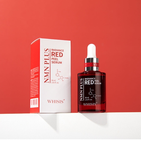 WHISIS NMN Plus  Radiance red peel serum WHISIS Tinh Chất Peel da NMN Plus Radiance