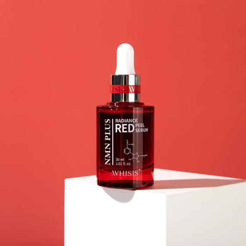 WHISIS NMN Plus  Radiance red peel serum WHISIS Tinh Chất Peel da NMN Plus Radiance