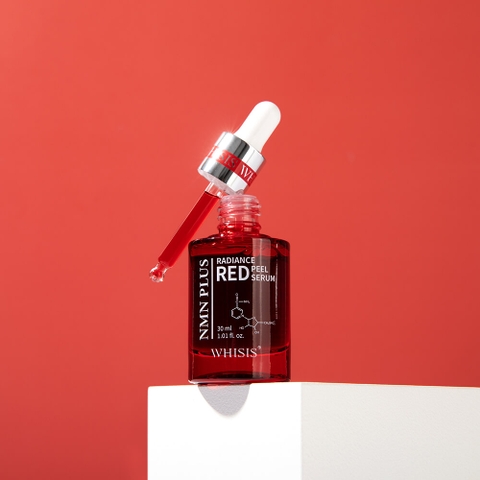 WHISIS NMN Plus  Radiance red peel serum WHISIS Tinh Chất Peel da NMN Plus Radiance