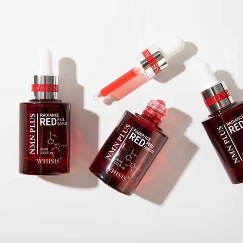 WHISIS NMN Plus  Radiance red peel serum WHISIS Tinh Chất Peel da NMN Plus Radiance