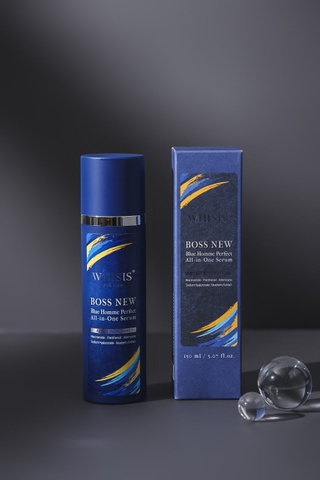 Whisis For Men Boss New Blue Homme Perfect All –in- one Serum  SERUM ĐA NĂNG DƯỠNG DA DÀNH CHO NAM 150ml