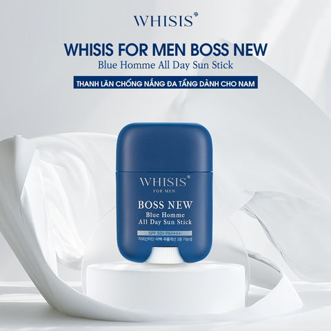 Whisis For Men Boss New Blue Homme All Day Sun Stick THANH LĂN CHỐNG NẮNG ĐA TẦNG DÀNH CHO NAM