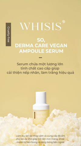 WHISIS So, Derma care vegan ampoule serum Ampoule Serum 2in1 Thuần Chay Whisis