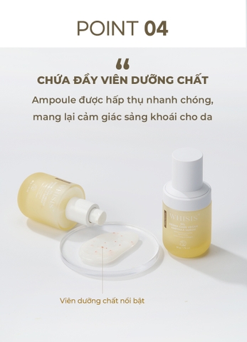 WHISIS So, Derma care vegan ampoule serum Ampoule Serum 2in1 Thuần Chay Whisis