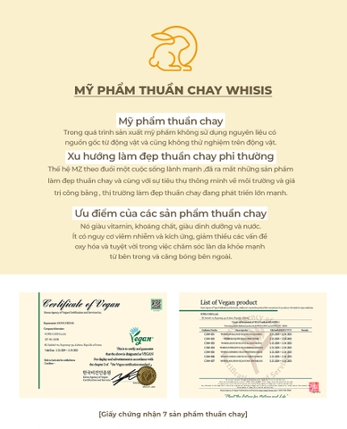 WHISIS So, glow vegan skin toner Nước Thần Thuần Chay Whisis