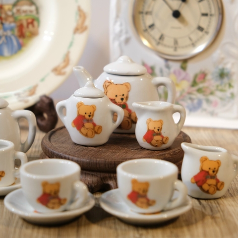 Set trà mini decor gấu Pooh ( 5 món )
