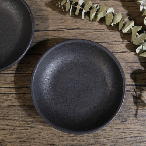 Đĩa mộc đen, đĩa đựng panchan Nhật Bản