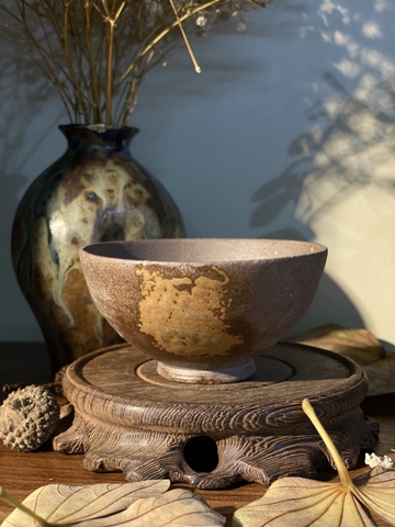 Chén trà banko triện khắc chìm