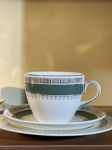 Set trà chiều sứ xương Anh Quốc - Crown Ducal - 1970s - Hàng Sưu tầm