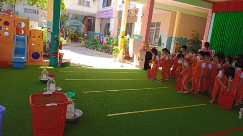 Phát triển thể chất, tinh thần cho trẻ mầm non