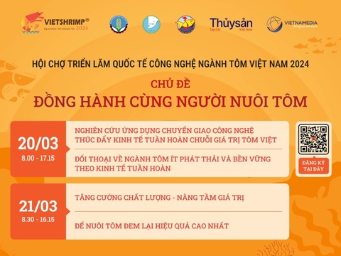 Hội chợ triển lãm nghành tôm Vietshrimp 2024