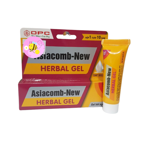 AsiacomB - Gel bôi viêm da, nhiễm trùng da, côn trùng cắn đốt, Zona , mề đay