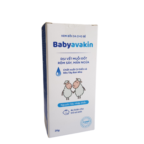 Babyavakin - làm dịu vết đốt côn trùng, rôm sảy, mẩn ngứa