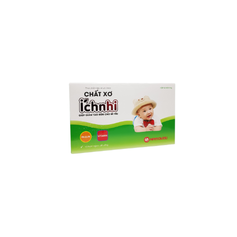 chất xơ ích nhi h/30 gói - Giúp giảm táo bón, giảm chướng bụng đầy hơi